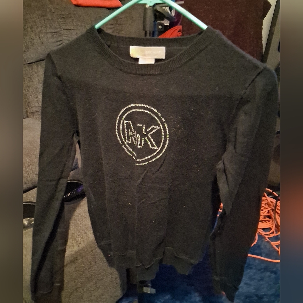 Michael Kors Black Crew Neck Sweater